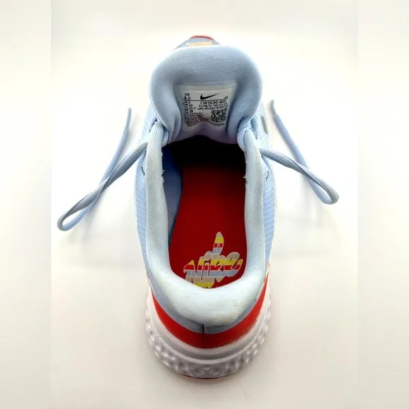 Nike Revolution Blue and Red Women's  Athletic Shoes with Modern Design - Picture 5 of 12